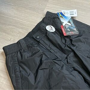 NWT ZeroXposur L57000 Black Pants with Elastic Waist Sz 14-16 Snowboarding Pants